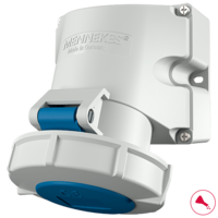 MENNEKES  Väggmonterat uttag 9351