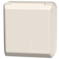 MENNEKES Panelmonterat uttag Cepex-design,  pärlvit 4112