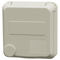 MENNEKES  Panelmonterat uttag Cepex-design, pärlvit 4819