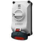 MENNEKES Väggmonterat uttag DUO 5604506G