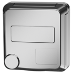 MENNEKES Panelmonterat uttag Cepex-design, vit aluminium 4478