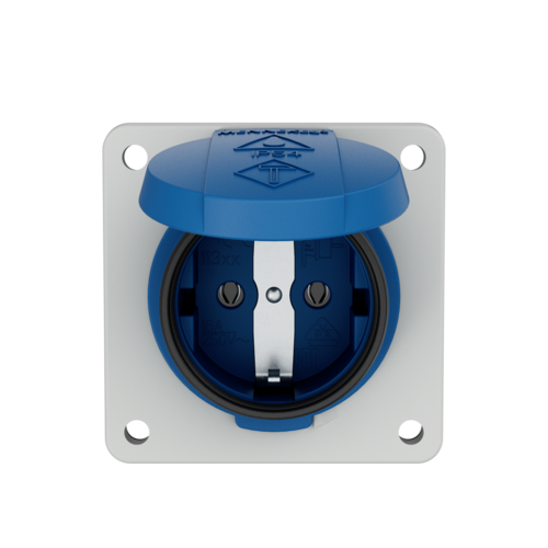 MENNEKES Panelmonterat uttag SCHUKO® 11331F images3d