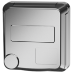 MENNEKES Panelmonterat uttag Cepex-design SCHUKO®, vit aluminium 4584