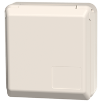 MENNEKES Panelmonterat uttag Cepex-design,  pärlvit 4115