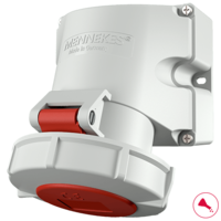 MENNEKES  Väggmonterat uttag 9382