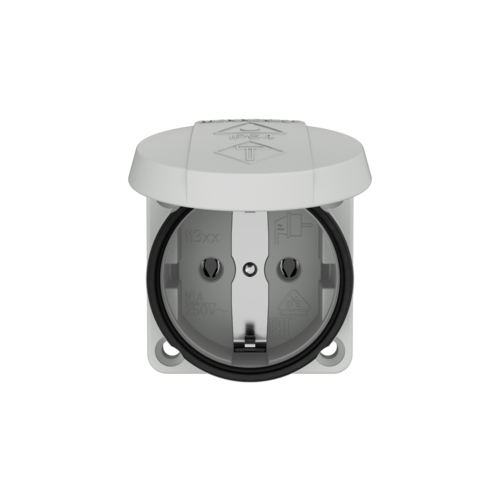 MENNEKES Panelmonterat uttag SCHUKO® 11330 images3d