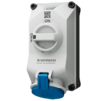 MENNEKES Väggmonterat uttag DUOi 5613409G