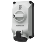 MENNEKES Väggmonterat uttag DUO 5603505G