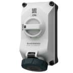 MENNEKES Väggmonterat uttag DUO 5604407G