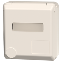 MENNEKES Panelmonterat uttag Cepex-design,  pärlvit 4145