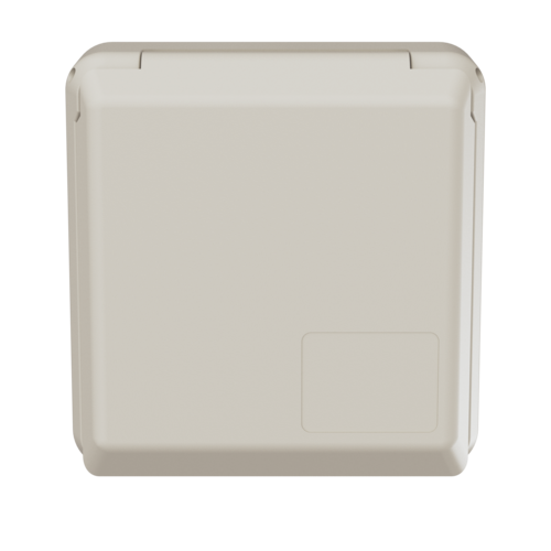 MENNEKES Panelmonterat uttag Cepex-design,  pärlvit  4115 images3d