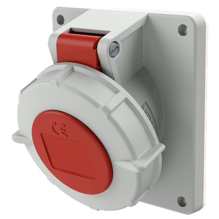 MENNEKES Panelmonterat uttag med TwinCONTACT 1704