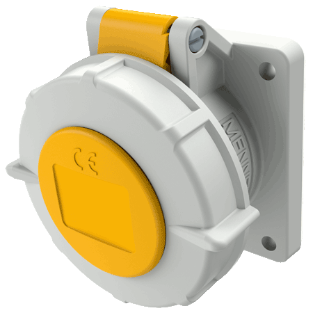 MENNEKES Panelmonterat uttag med TwinCONTACT 1710