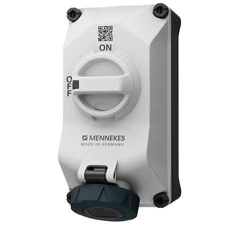 MENNEKES Väggmonterat uttag DUO 5602407G