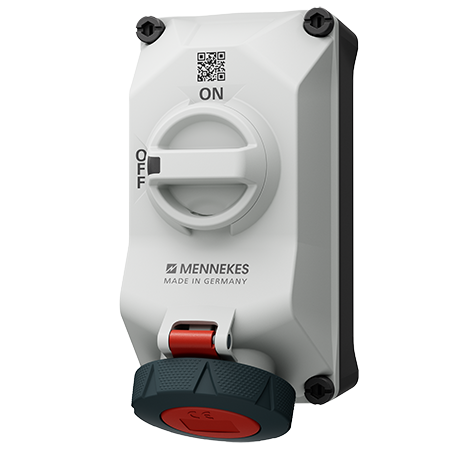 MENNEKES Väggmonterat uttag DUO 5602506G