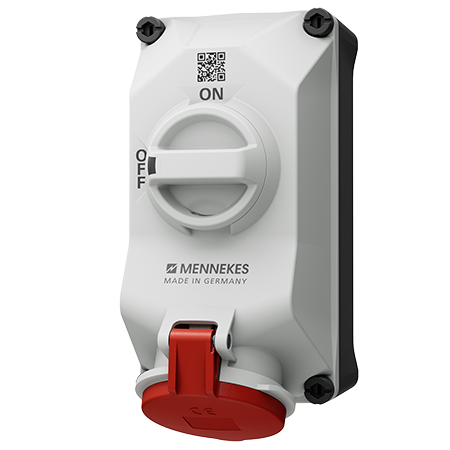 MENNEKES Väggmonterat uttag DUO 5603506G