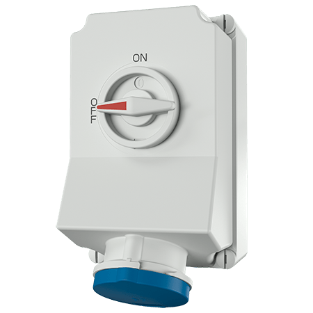 MENNEKES Väggmonterat uttag DUO 5955A
