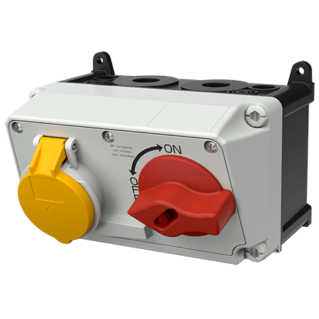 MENNEKES Väggmonterat uttag DUO 7602