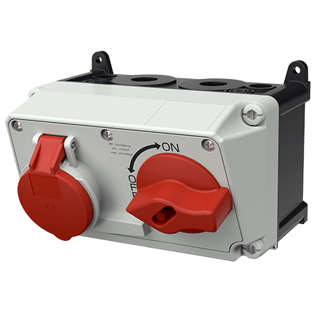 MENNEKES Väggmonterat uttag DUO 7605