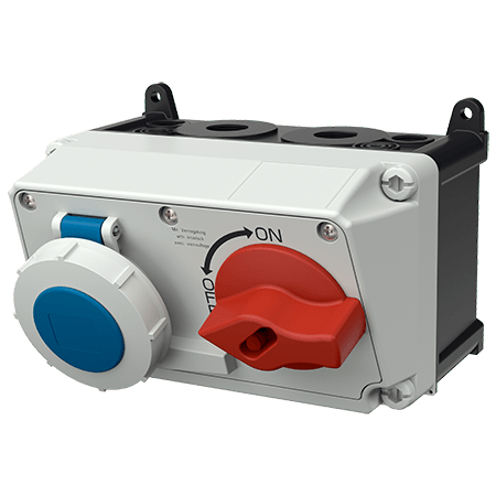 MENNEKES Väggmonterat uttag DUO 7623